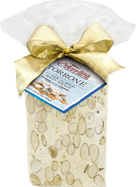 Ferrara Hard Torrone Gift Wrapped Block  12 OZ