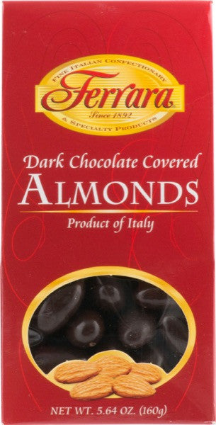Ferrara Dark Chocolate Covered Almonds  5.64 OZ