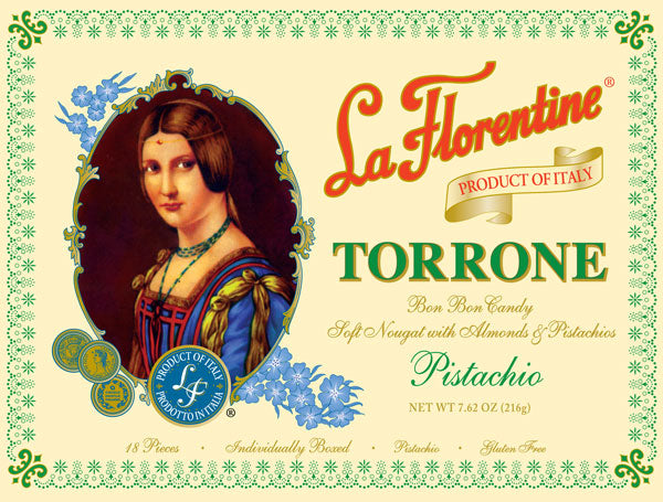 La Florentine Pistachio Torrone  18 pc