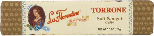 La Florentine Dark Chocolate Covered Caffe Soft Nougat  5.3 OZ